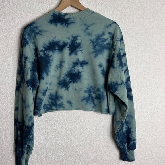 Mighty Fine NASA Tie-Dye Cropped Sweatshirt – Women’s XL - Picture 7 of 10